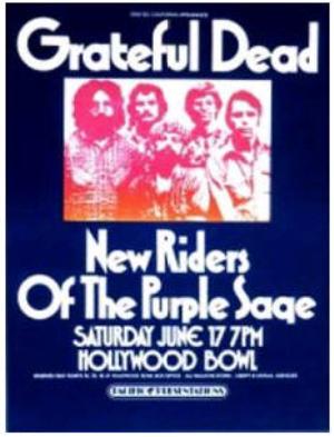 Hollywood Bowl 1972 poster