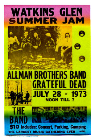 Watkins Glen Concert Poster