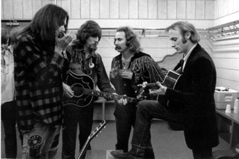 Young, Nash, Crosby & Stills (left to right)