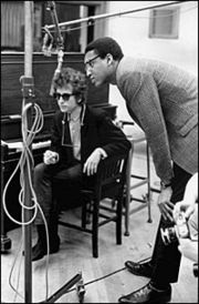 Tom Wilson with Bob Dylan